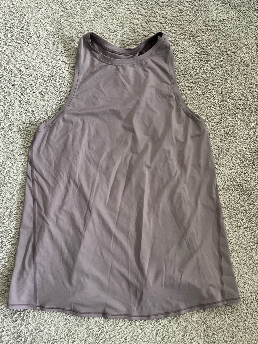 Lululemon Mauve Open Back Tank